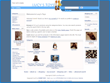 Tablet Screenshot of lucystoys.com